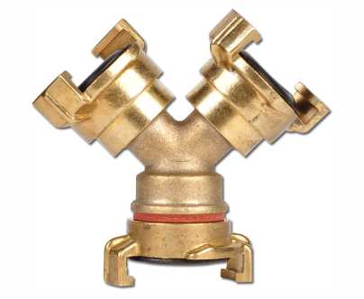 GEKA-Klauenkupplung Y-Verteilerstück 